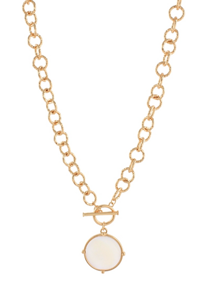 Front Clasp Chain Pendant Necklace