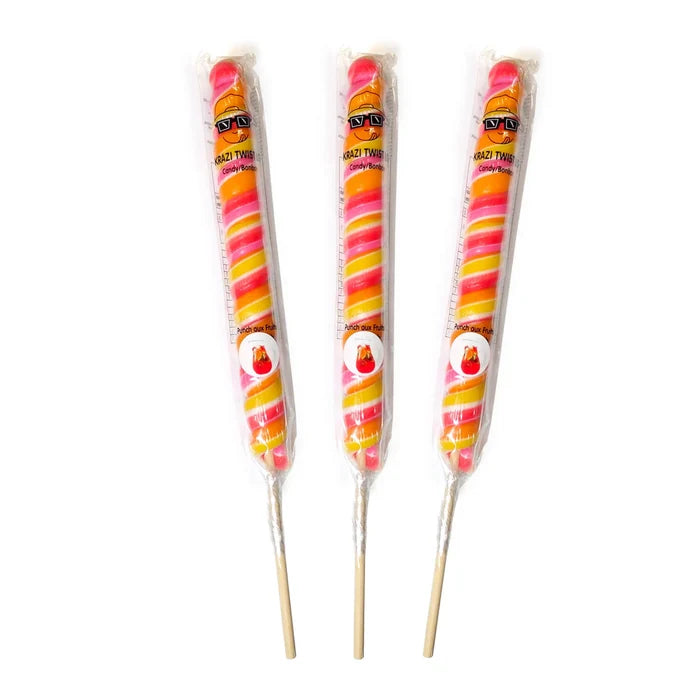 Fruit Punch Krazi Twist lollipop - 1 unit