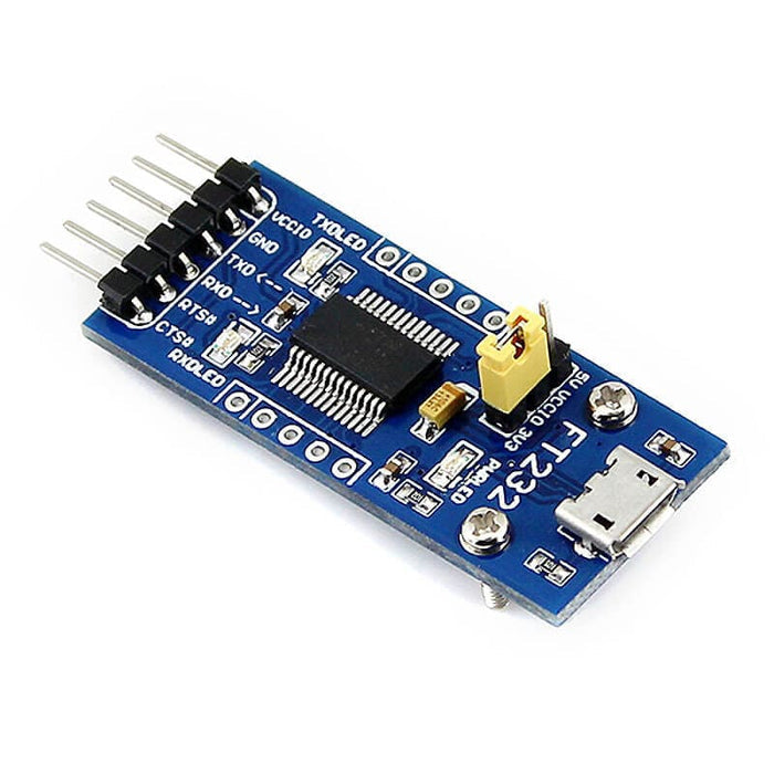 FT232 USB UART Board (Micro-USB) by Waveshare - The Pi Hut