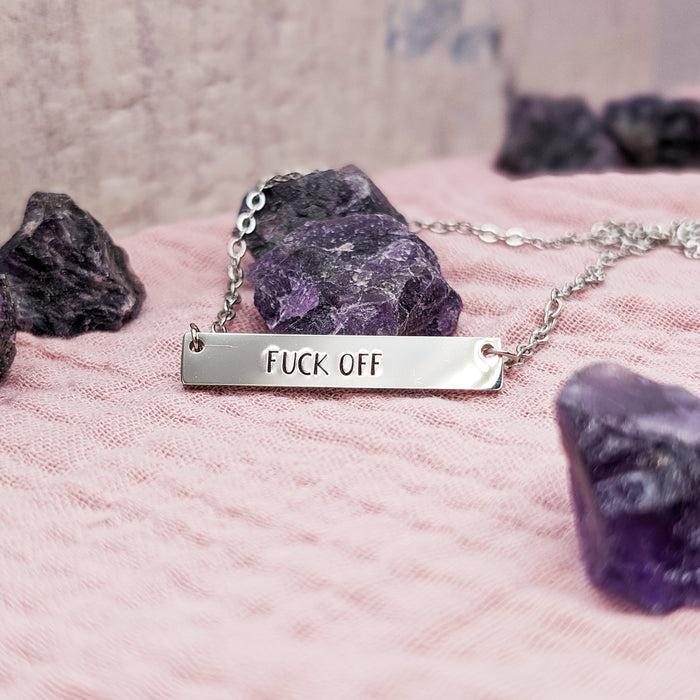Fuck Off Necklace