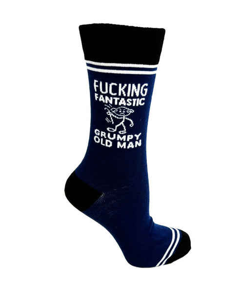 Fucking Fantastic Grumpy Old Man - Hey Now Unisex Crew Socks
