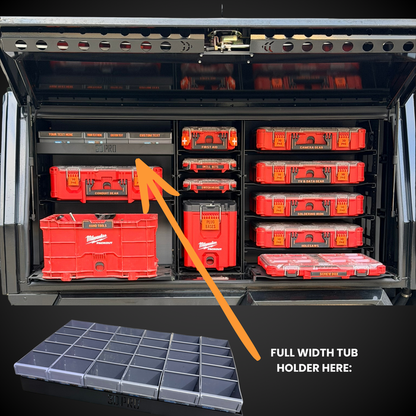Full Width Tub Holder (Pack A Shelf)
