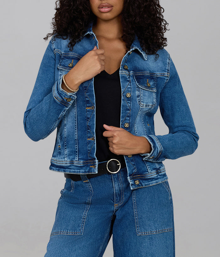 GABRIELLA-DB Classic Denim Jacket