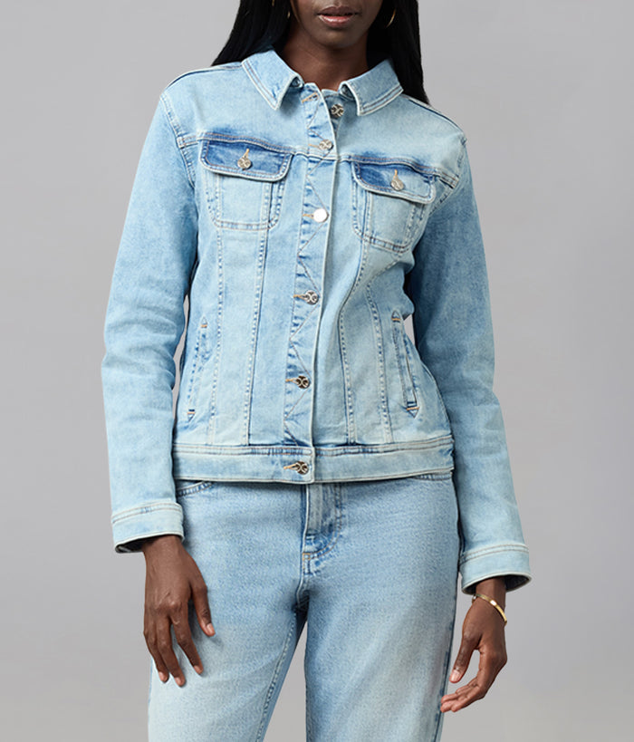 GABRIELLA-WB Classic Denim Jacket