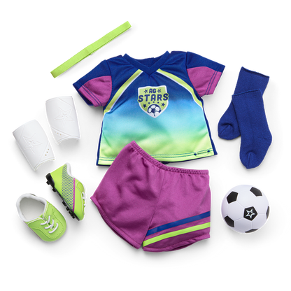 Game Day Soccer Uniform for 18-inch Dolls