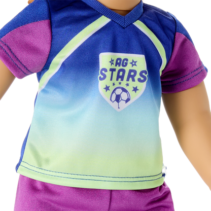 Game Day Soccer Uniform for 18-inch Dolls