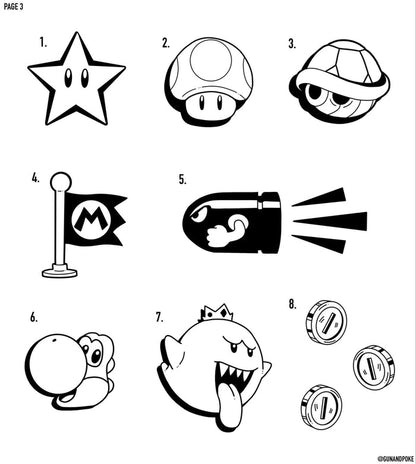 Gaming inspired designs by Amy