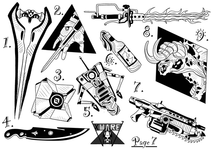 Gaming inspired designs by Emily