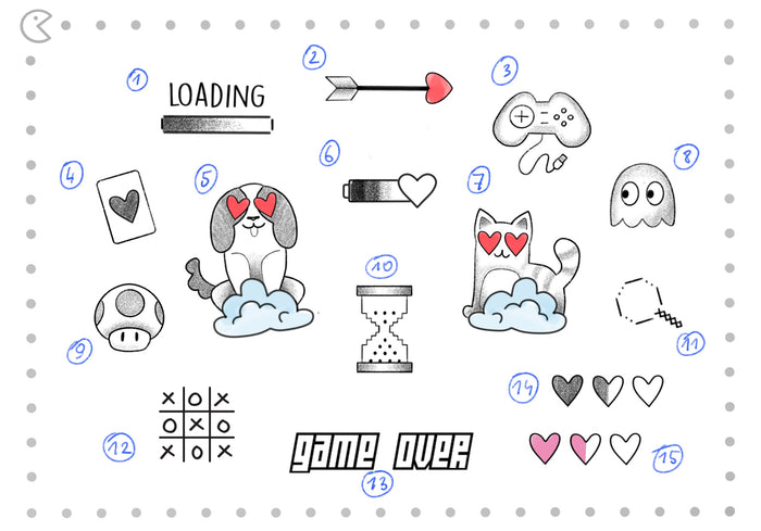 Gaming inspired designs by Magda