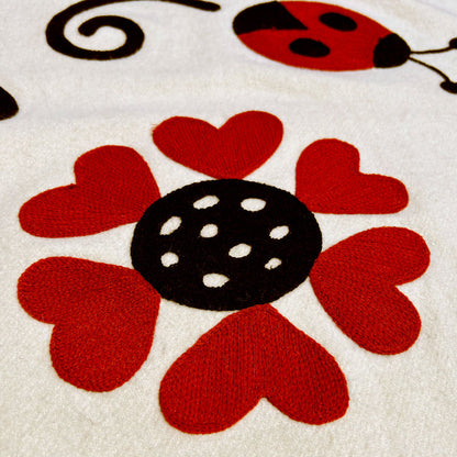 Garden Whimsy Wool Heirloom Blanket