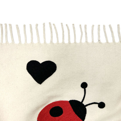 Garden Whimsy Wool Heirloom Blanket