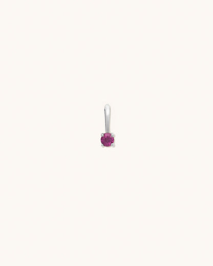 Garnet Birthstone Charm