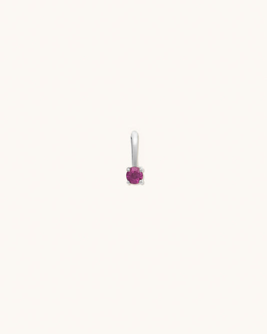 Garnet Birthstone Charm