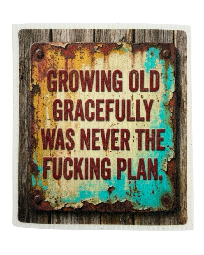 Getting Older Sayings - Set of 3 - Swedish Dishcloths - Wholesale
