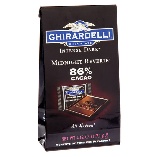 Ghirardelli Intense Dark Midnight Reverie 86% Cacao Chocolate Squares - 6 Count