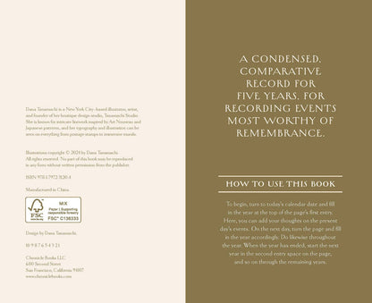 Booklet with text on a beige background, including branding and instructions.
