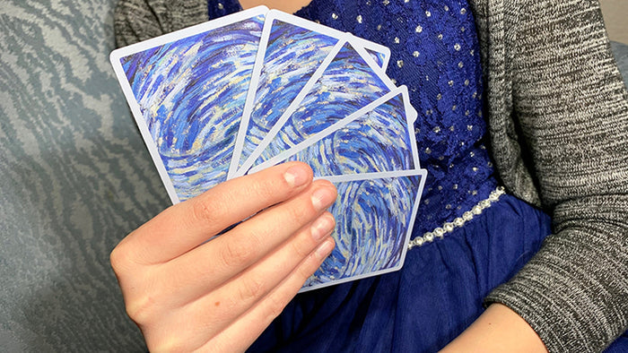 Gilded Vincent van Gogh The Starry Night Playing Cards by US Playing Card Co.