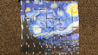 Gilded Vincent van Gogh The Starry Night Playing Cards by US Playing Card Co.