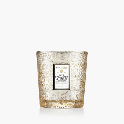 Gilt Pomander & Hinoki - Classic Candle