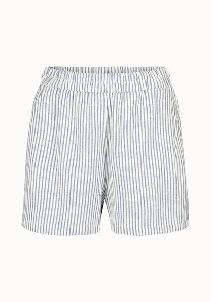 Buffalo Women Shorts Grey Woven Casual Shorts Linen-Blend Relaxed Fit