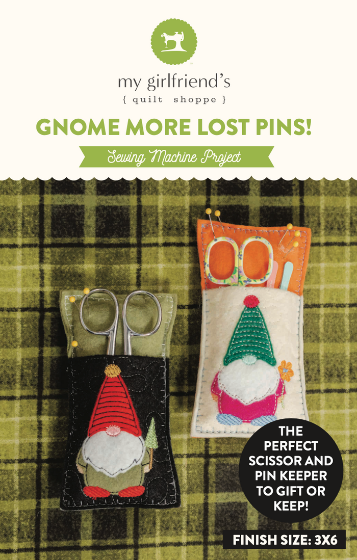 GNOME More Lost Pins! Pincushion: Sewing (Downloadable Pattern)