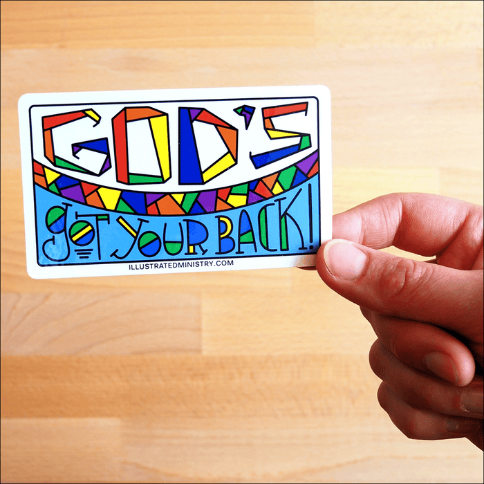 God's Got Your Back Stickers