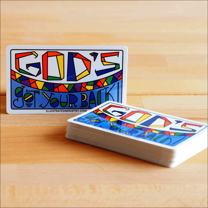 God's Got Your Back Stickers