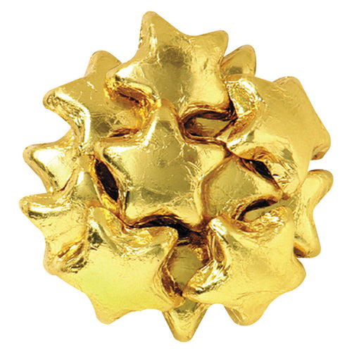 Gold Chocolate Stars - Foil Wrapped 10lb Bag