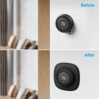 nest learning thermostat black wall plate