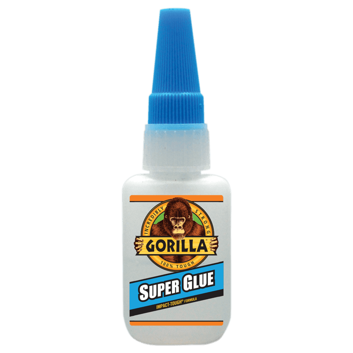 Gorilla Super Glue 15g (0.53oz), Instant Repairs on Smaller Indoor Projects. Ideal for Wood, Metal, Stone, Ceramic, Glass, Plastic, PVC Sheet, Brick, Concrete, Foam and More - 7805009 MEGA