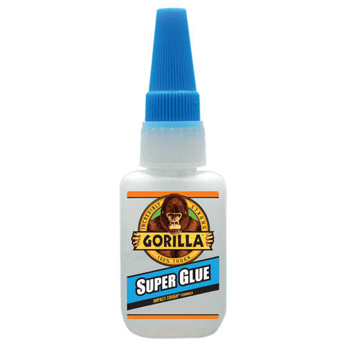 Gorilla Super Glue 15g (0.53oz), Instant Repairs on Smaller Indoor Projects. Ideal for Wood, Metal, Stone, Ceramic, Glass, Plastic, PVC Sheet, Brick, Concrete, Foam and More - 7805009 MEGA