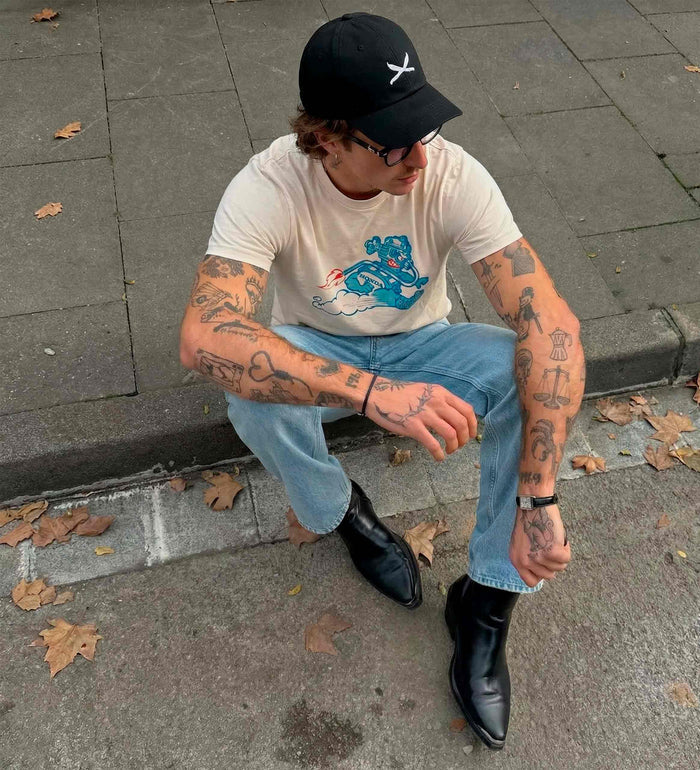 GORRA MACHETES BLANCOS