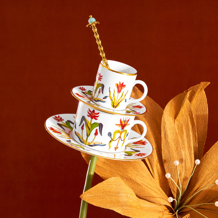 Grand Tour Espresso Cup + Saucer (Set of 2)