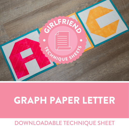 Graph Paper Letter Technique Sheet (Download)