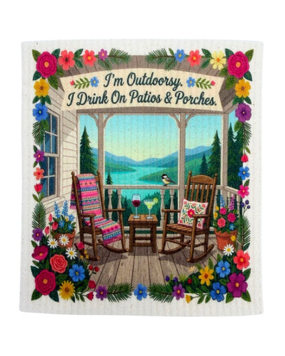 Great Outdoors Theme - Set of 3 - Swedish Dishcloths - Wholesale