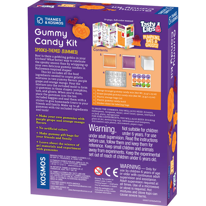 Gummy Candy Kit - Pumpkins, Bats & Ghosts STEM Thames & Kosmos