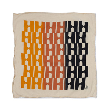 H-Pattern Tea Towels in Split Fountain (Set of 3)