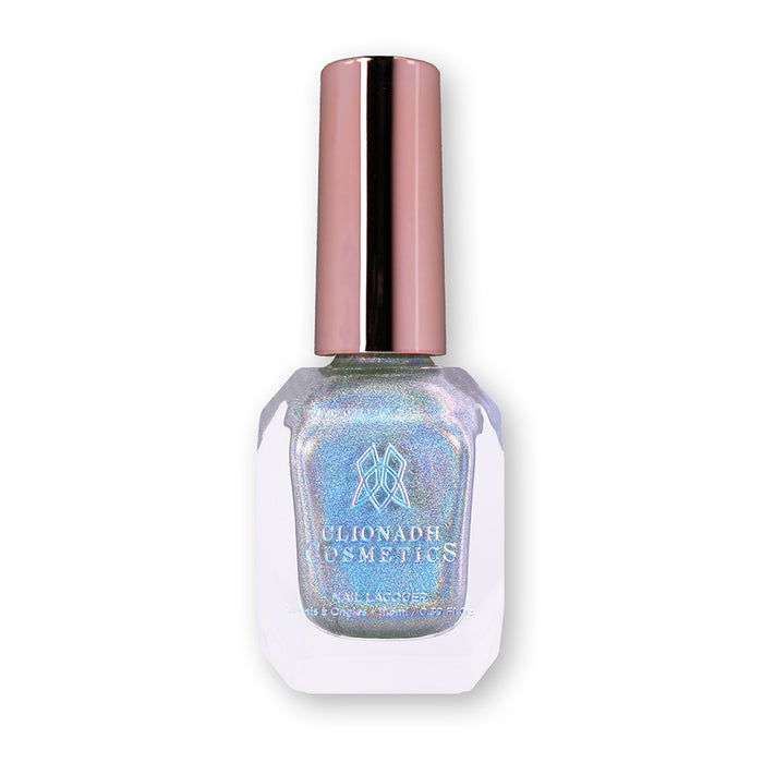 Bottle of nail polish containing H₂Olo Nail Lacquer on a white background.