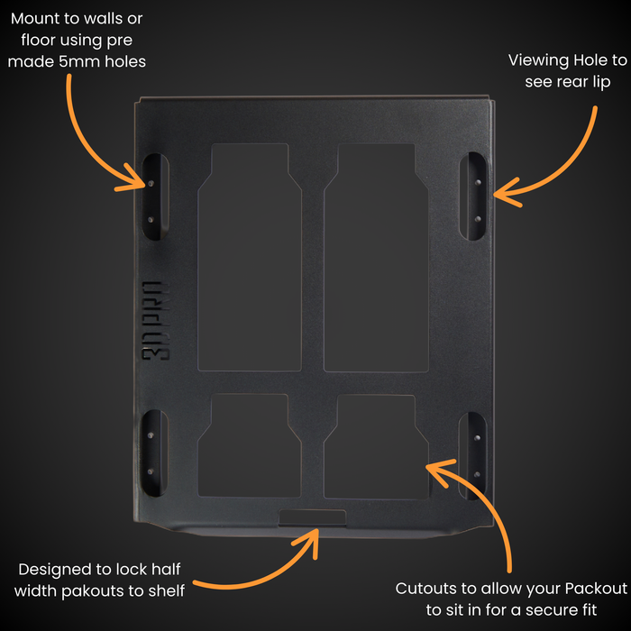Half Width Shelf (Pack A Shelf)