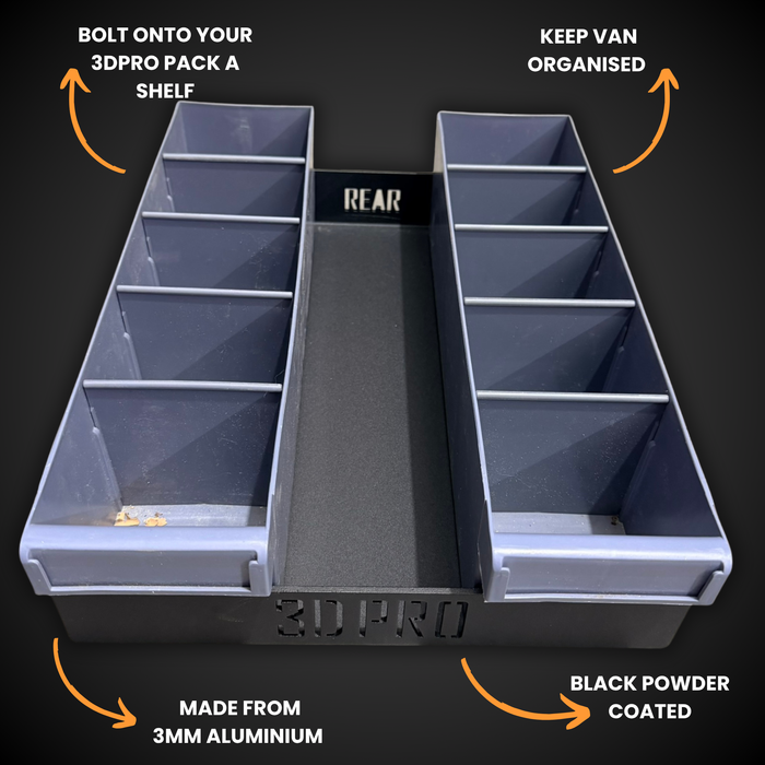 Half Width Tub Holder (Pack A Shelf)