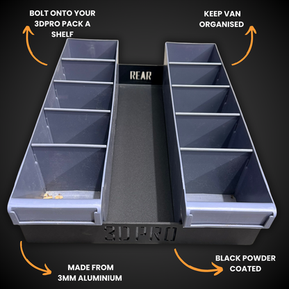 Half Width Tub Holder (Pack A Shelf)