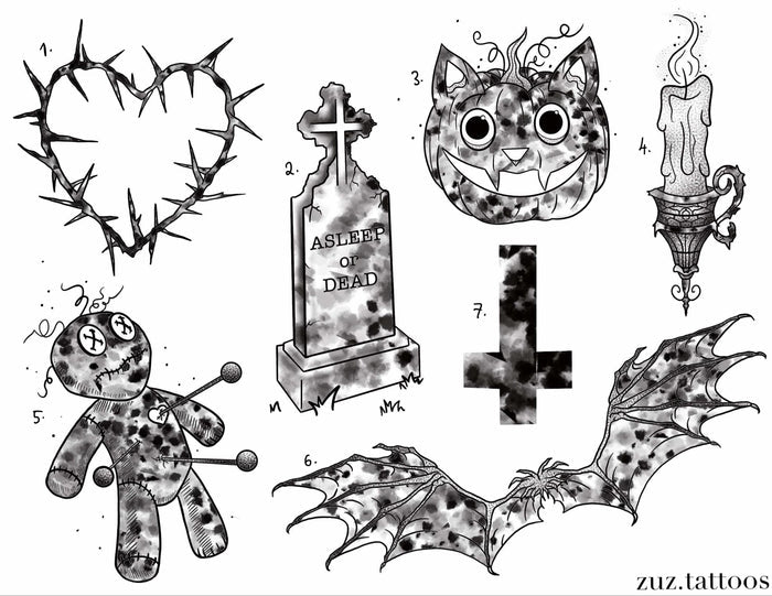 Halloween inspired designs by Zuzanna