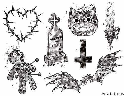 Halloween inspired designs by Zuzanna