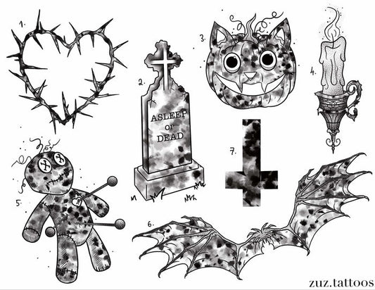 Halloween inspired designs by Zuzanna