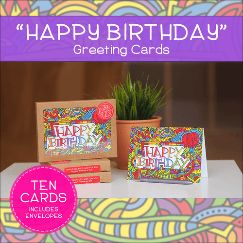 "Happy Birthday" Greeting Cards