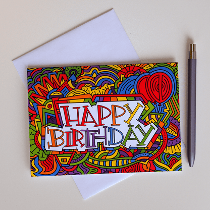 "Happy Birthday" Greeting Cards
