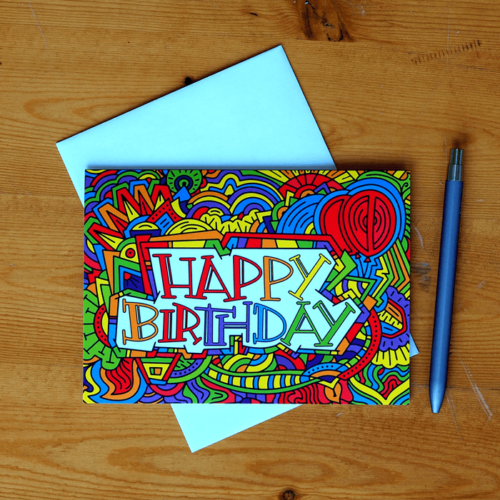 "Happy Birthday" Greeting Cards