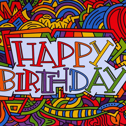"Happy Birthday" Greeting Cards