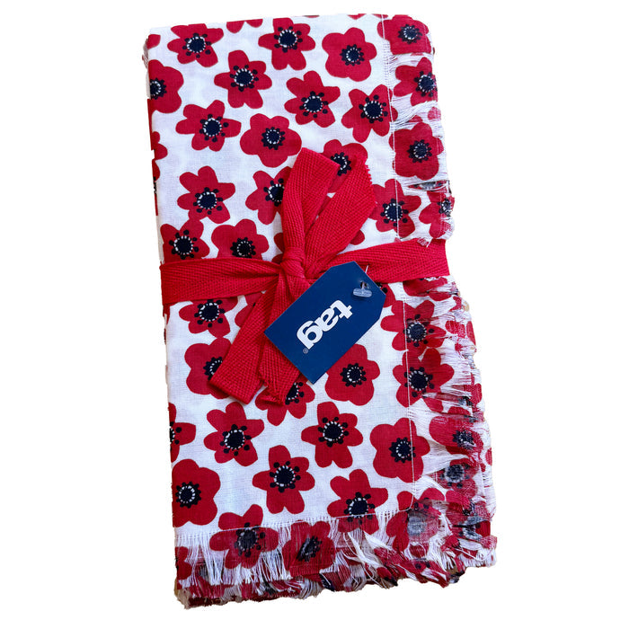 Happy Flower Napkins S/4