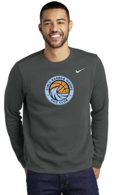 Harbor Hoops Nike Club Fleece Adult Crew Sweatshirt